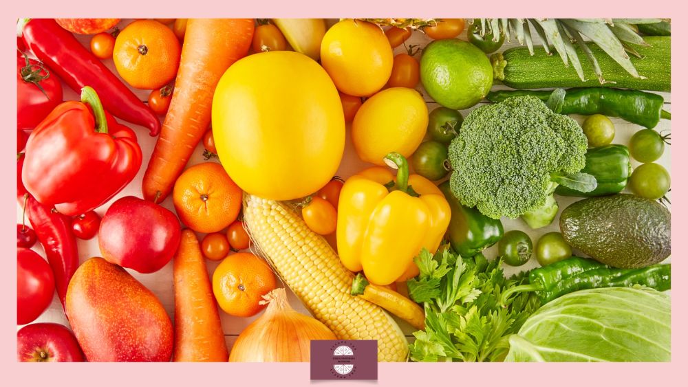 Topical Steroid Withdrawal 3 - Escape The Eczema Trap Topical Steroid Withdrawal: What It Is, Why It Is So Often Dismissed, and how to navigate it with Nutritional Therapy Support - colourful healthy fruit and vegetables.